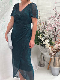 Gemma Teal Shimmer Gown