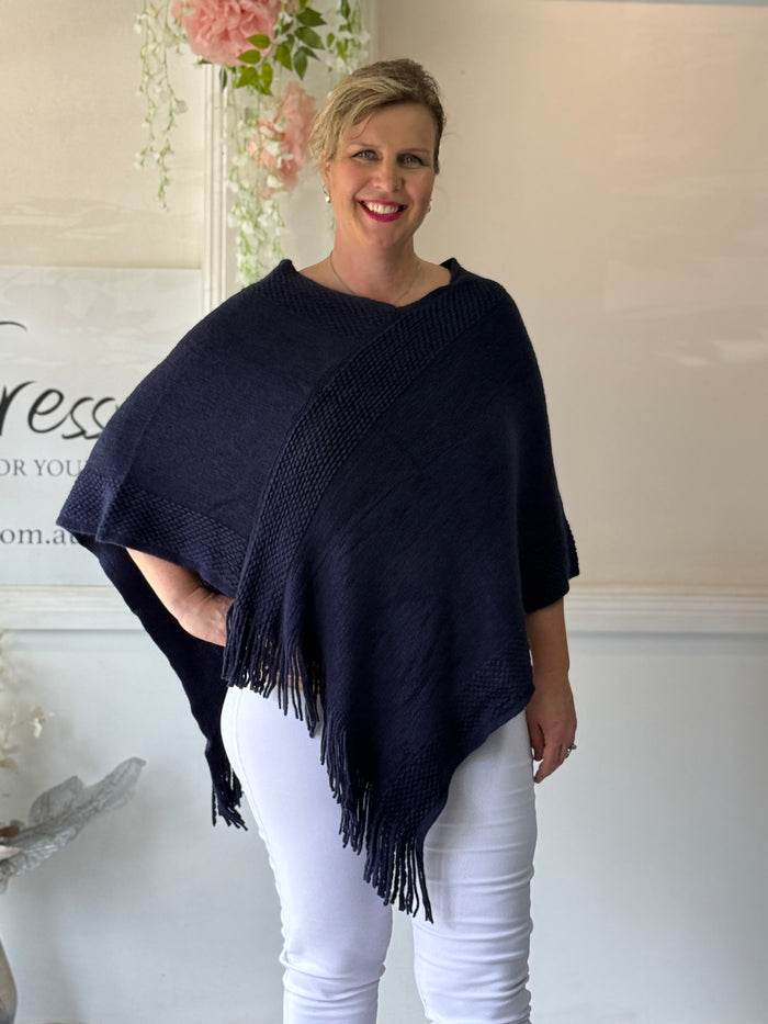 Gia Soft Knit Poncho