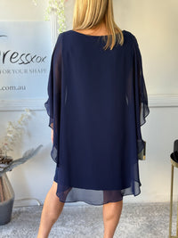 Harlow Navy Evening Dress