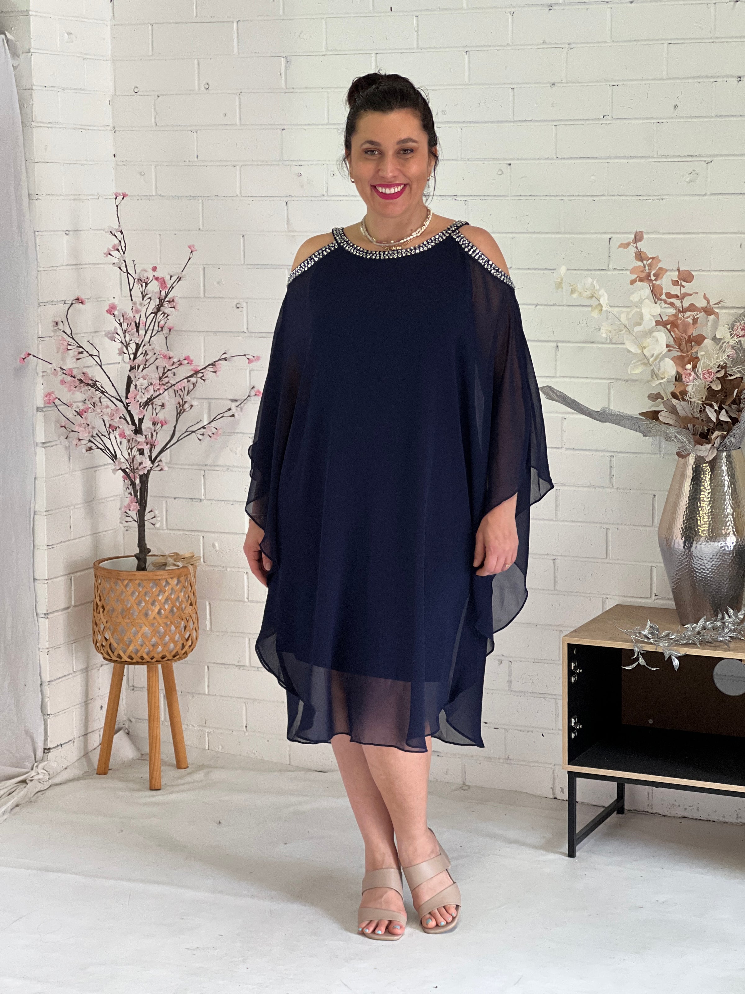 Eze Navy Dress main image 1