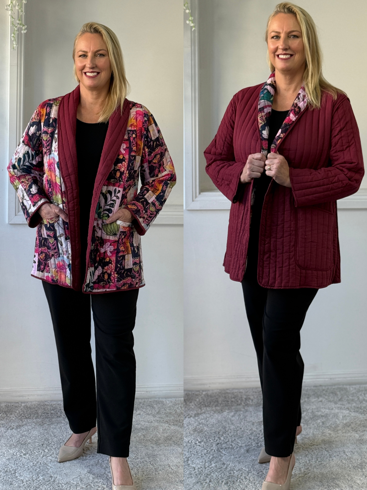 Ellie Oriental Reversible Cotton Jacket