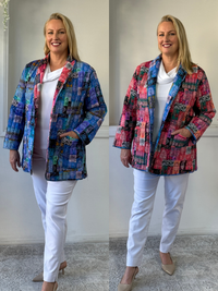 Ellie Continental Reversible Cotton Jacket