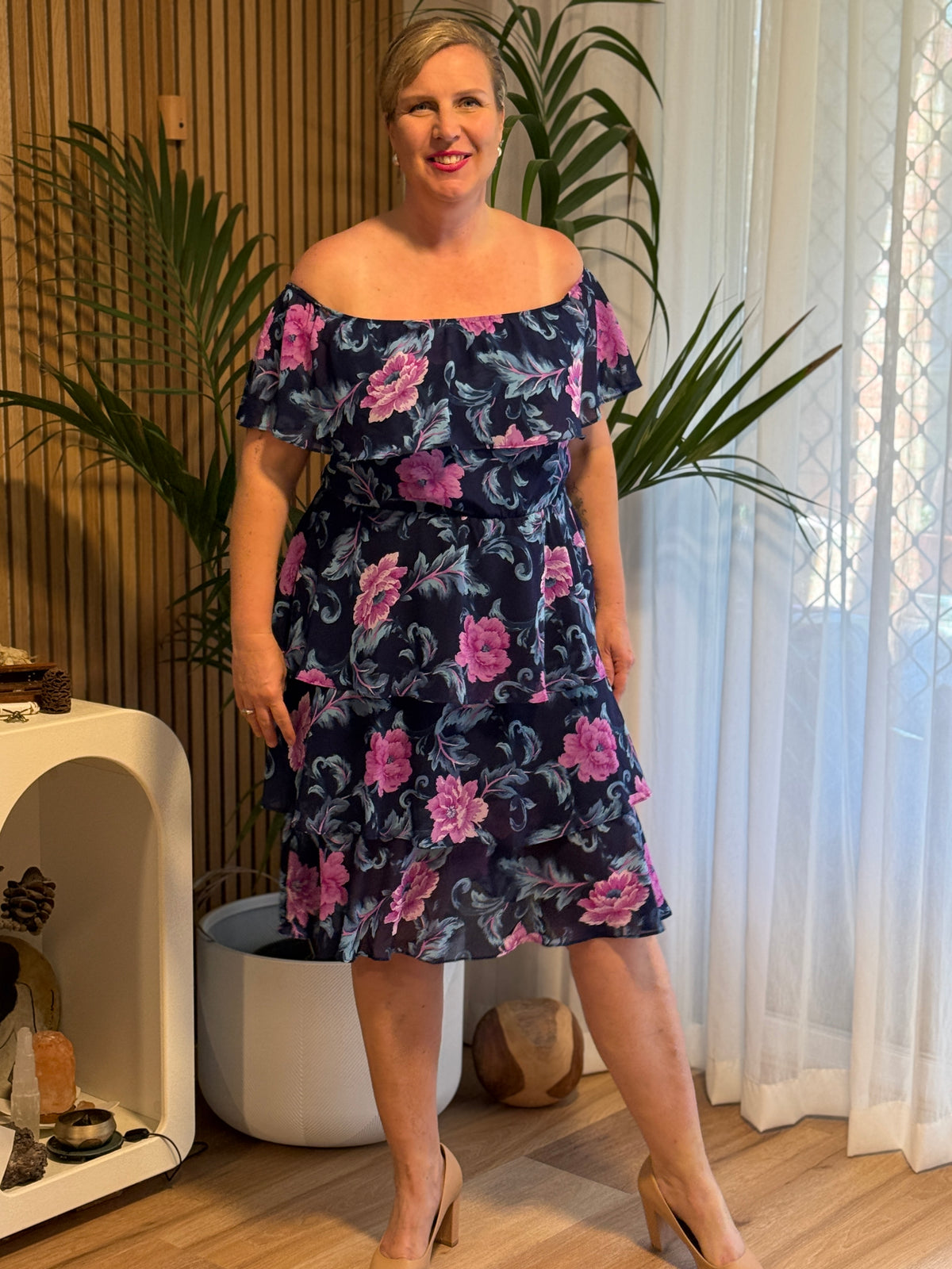 Tamara Navy Evening Dress