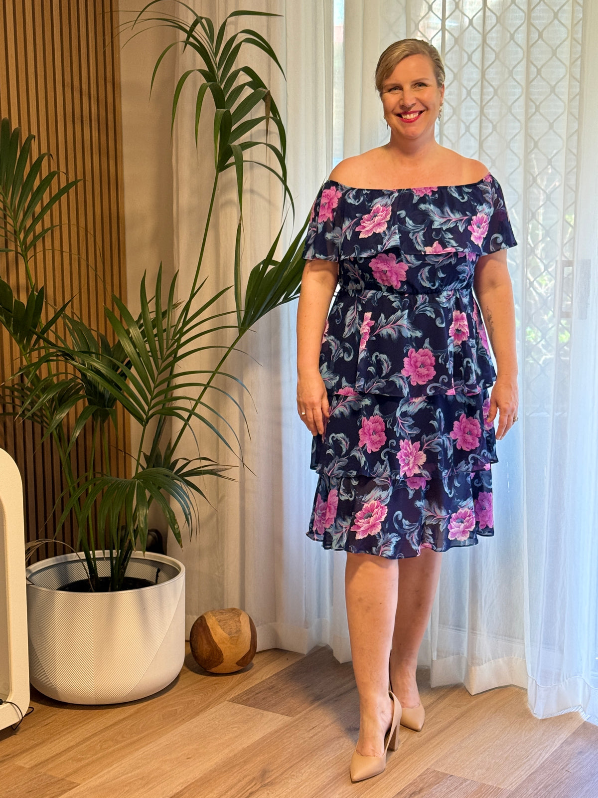 Tamara Navy Evening Dress