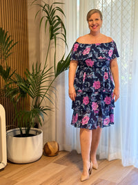 Tamara Navy Evening Dress