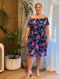 Tamara Navy Evening Dress