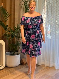 Tamara Navy Evening Dress