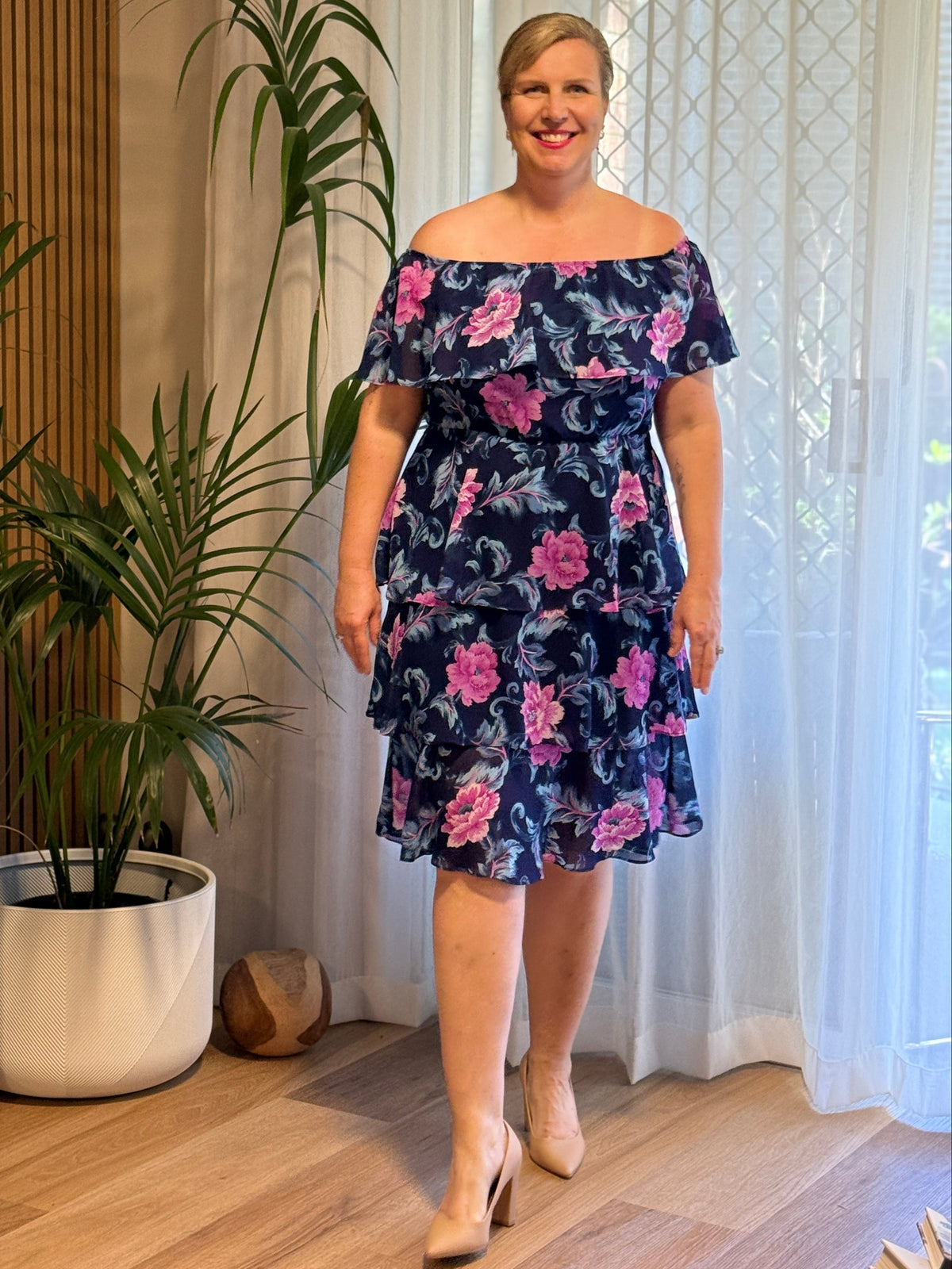 Tamara Navy Evening Dress