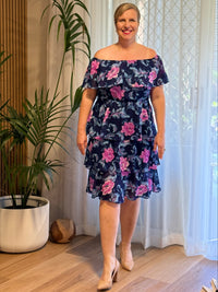 Tamara Navy Evening Dress