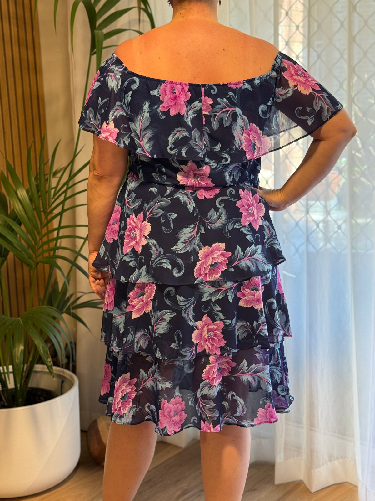 Tamara Navy Evening Dress