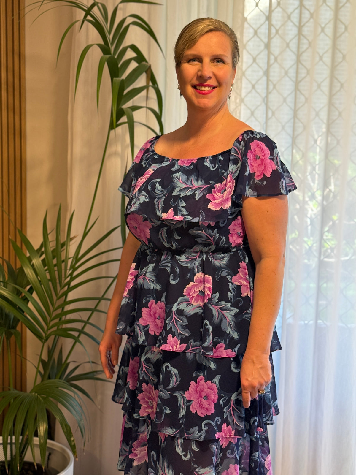 Tamara Navy Evening Dress