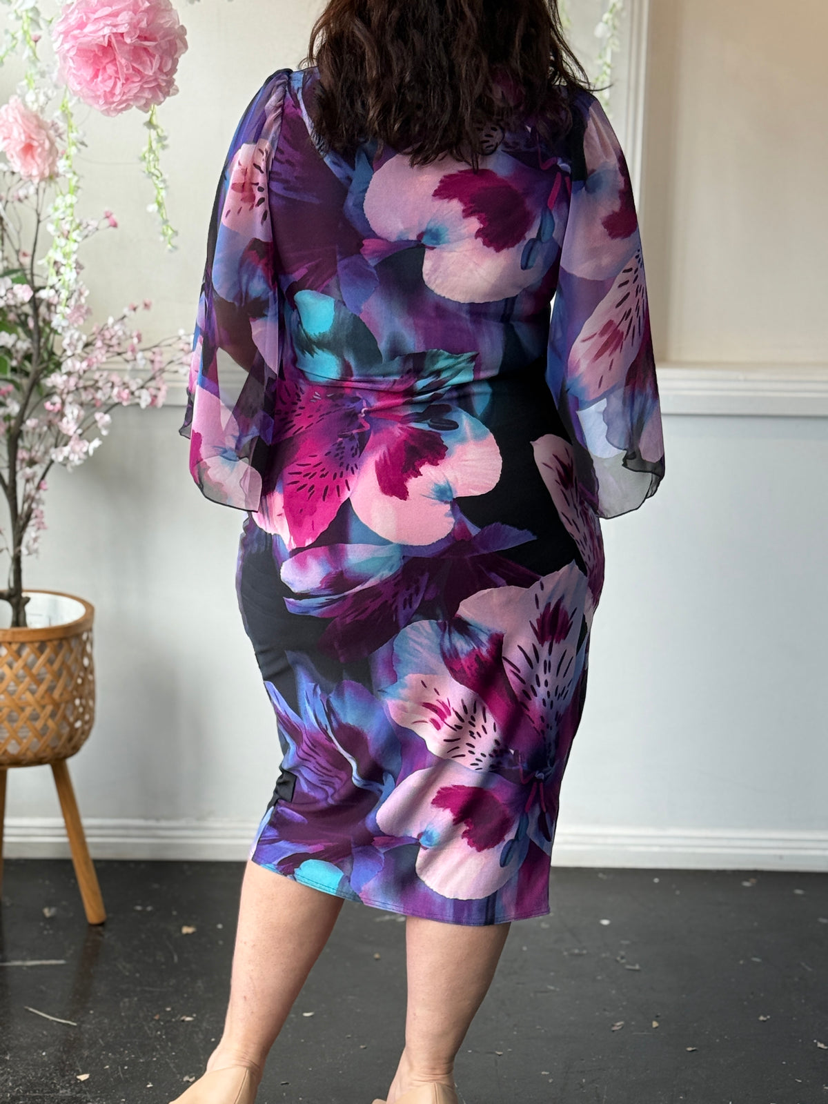 Winfred Floral Evening Dress