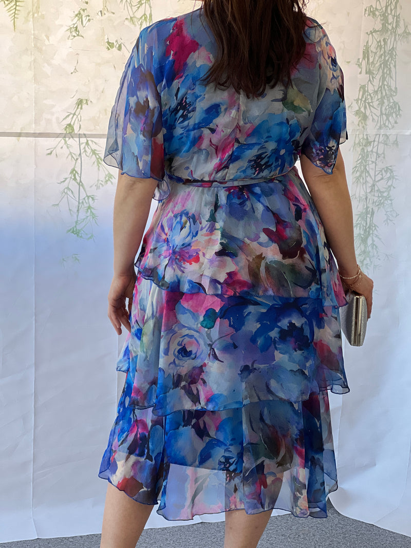 Harper Cobalt Blossom Dress