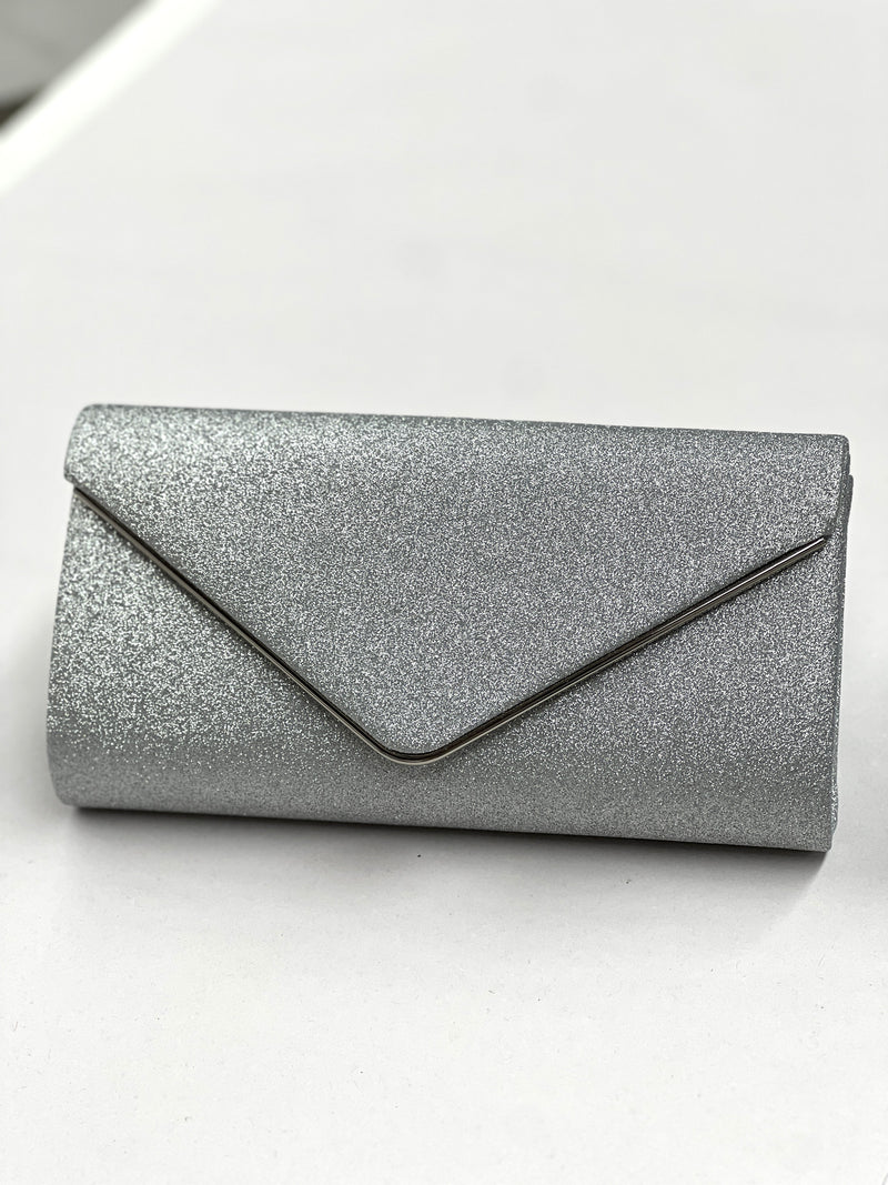 Claren Glitter Clutch