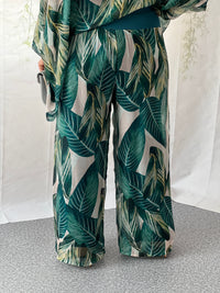 Fort Leaf Silk Pants
