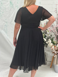 Idalia Black Event Dress