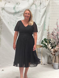 Idalia Black Event Dress