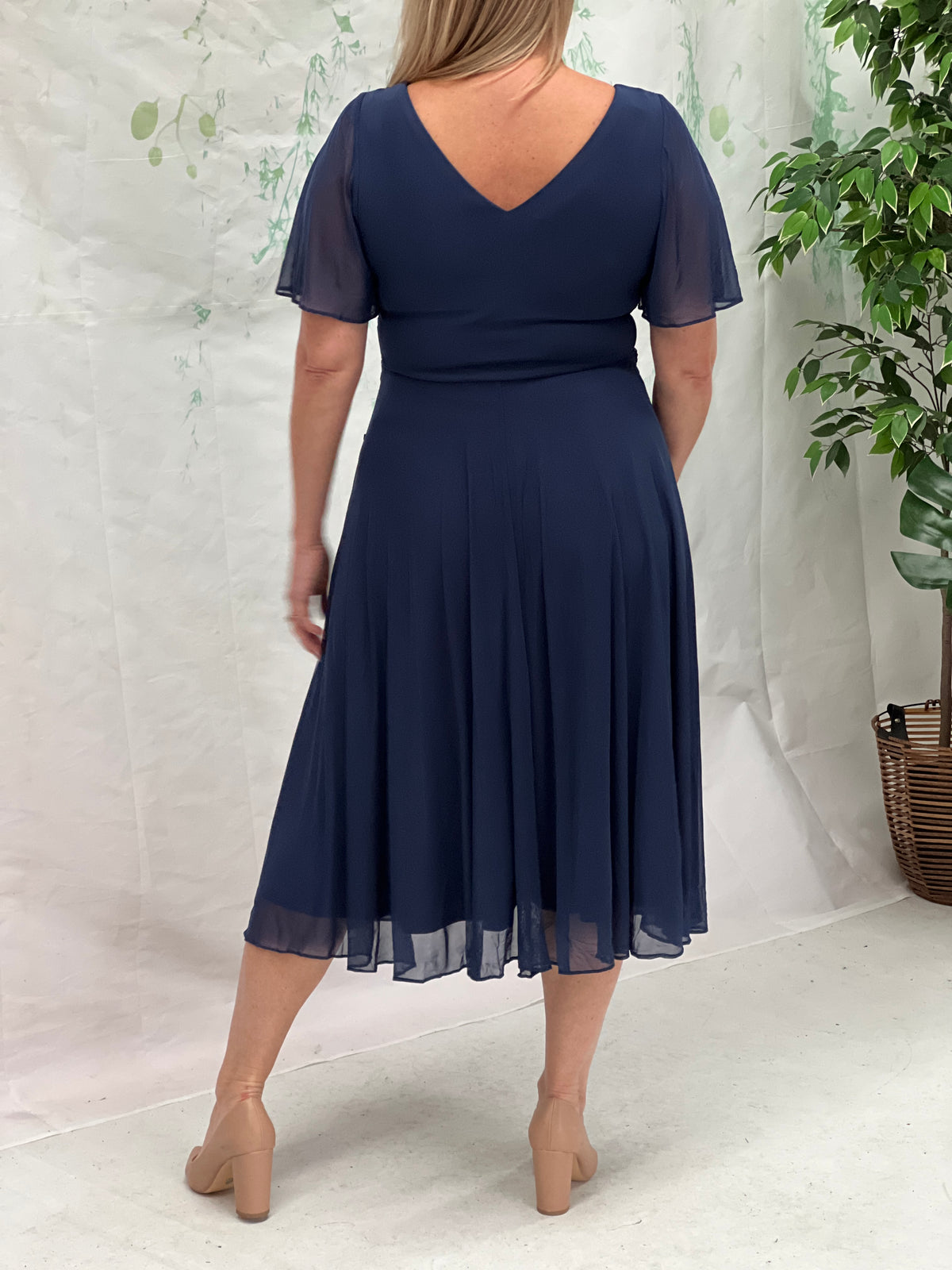 Idalia Navy Event Dress