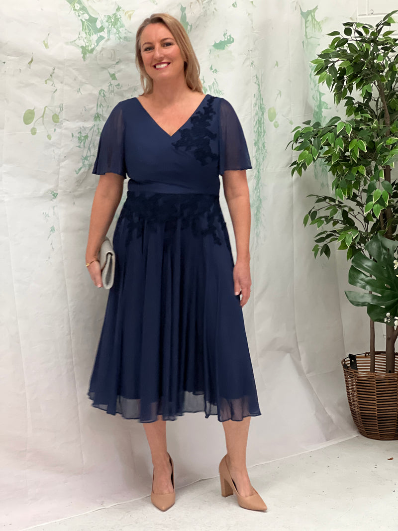 Idalia Navy Event Dress