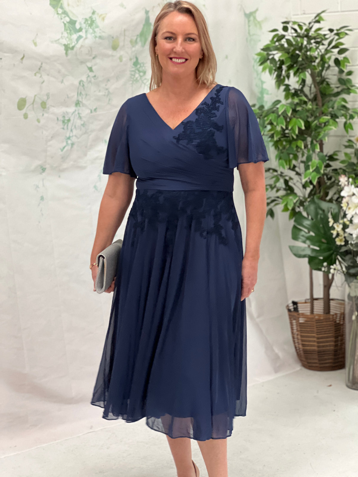 Idalia Navy Event Dress