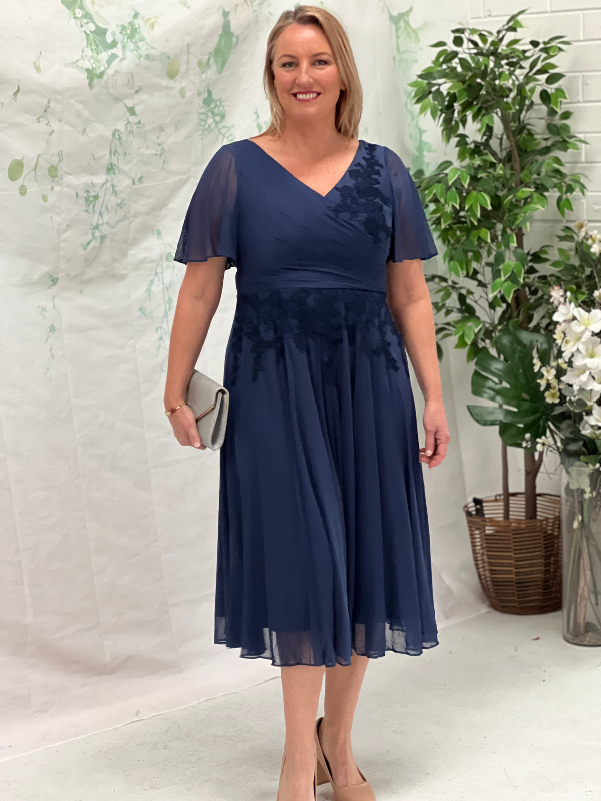 Idalia Navy Event Dress