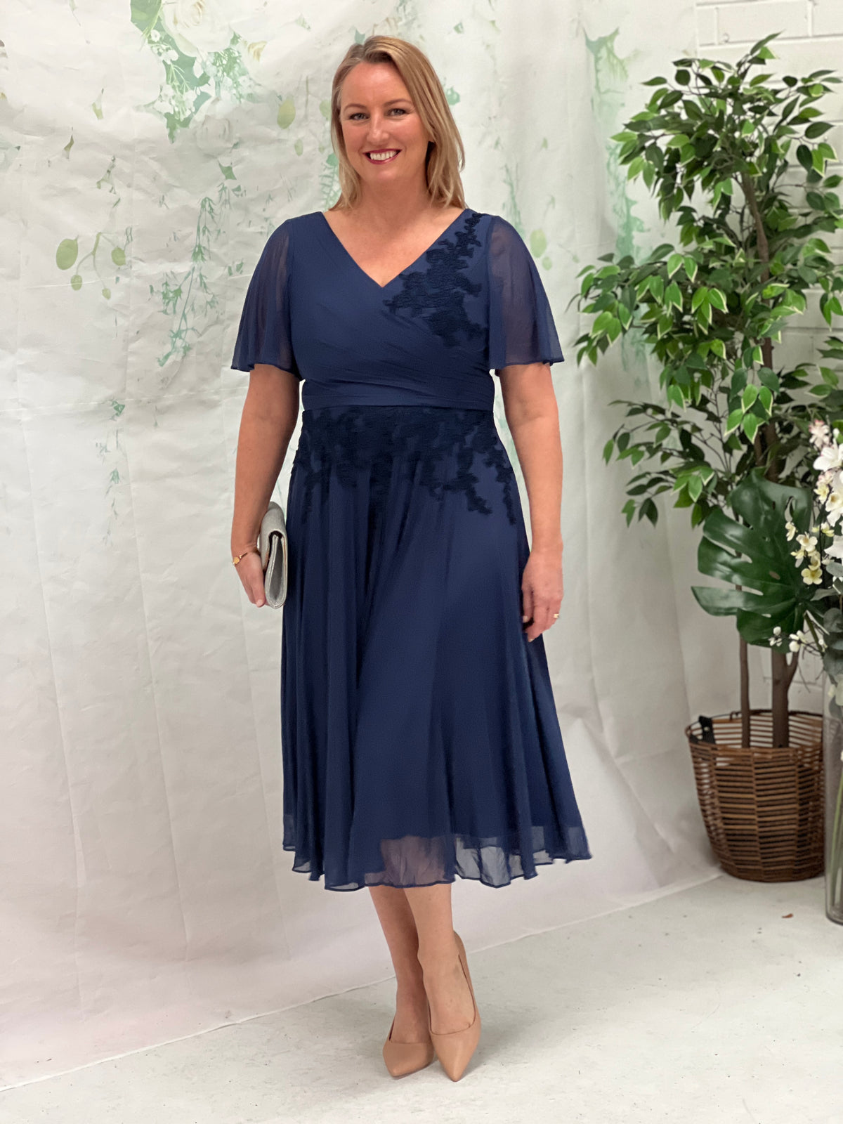 Idalia Navy Event Dress