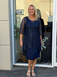 Indiana Navy Sequin 2 Piece Set