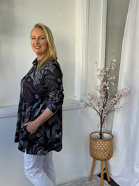 Isabella Black Soft Knit Tunic