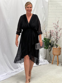 Ivanka Black Silk Dress