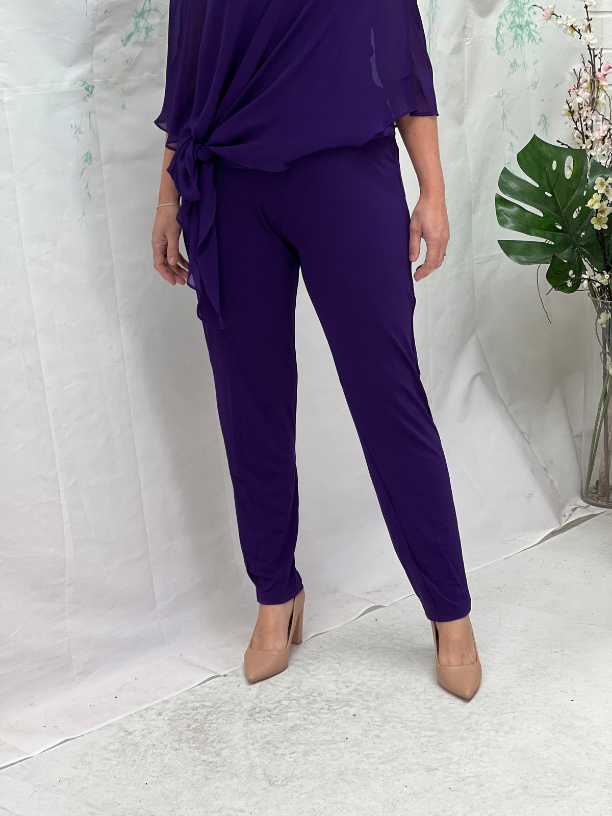 Juno Purple Jersey Pants