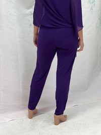 Juno Purple Jersey Pants