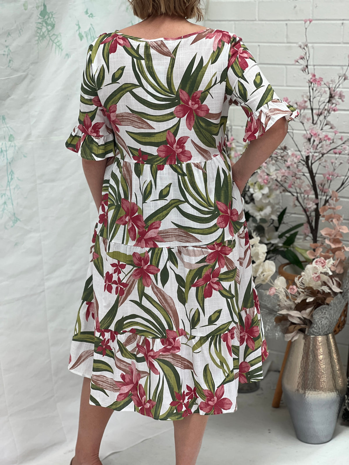 Kane Garden Linen Dress