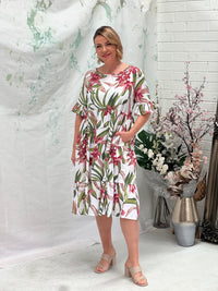 Kane Garden Linen Dress