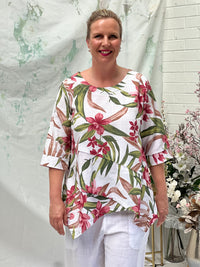 Karla Garden Linen Top