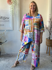 Niylah Mediterranean Linen Pants