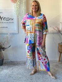 Niylah Mediterranean Linen Pants