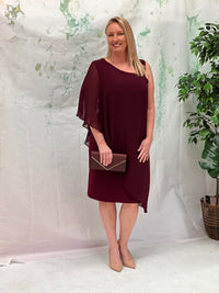 Lacona Burgundy Evening Dress