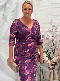 Lima Pink Blossom Evening Dress