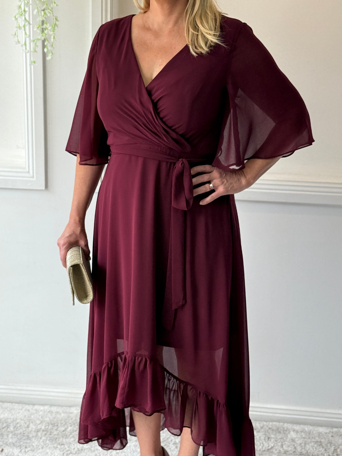Lolita Burgundy Evening Dress