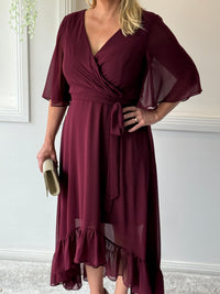 Lolita Burgundy Evening Dress