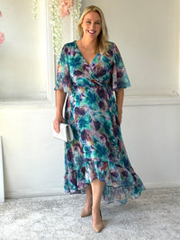 Lolita Jade Floral Evening Dress