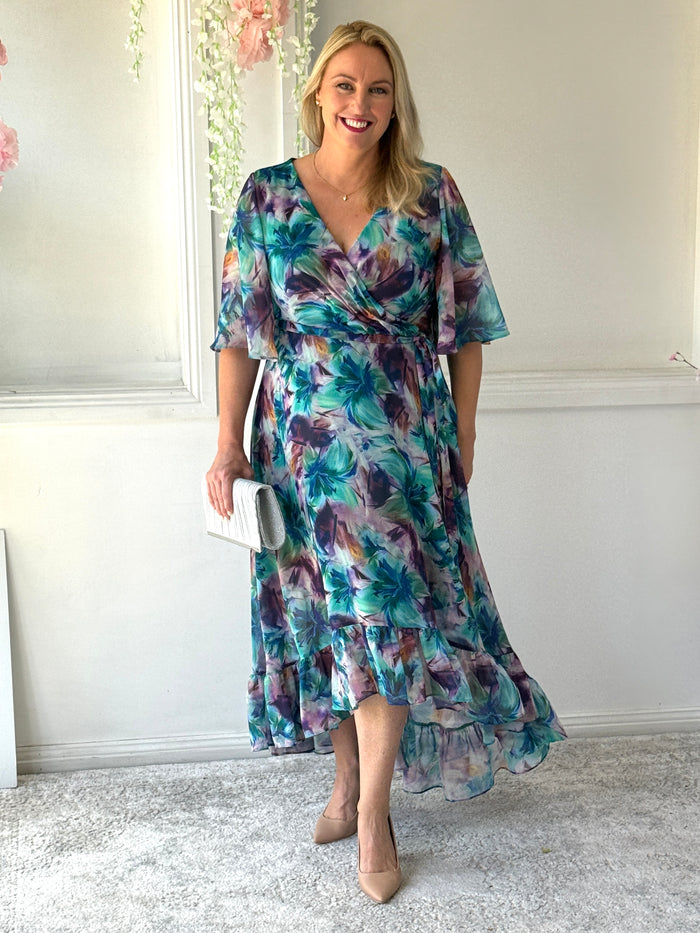 Lolita Jade Floral Evening Dress