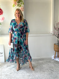 Lolita Jade Floral Evening Dress