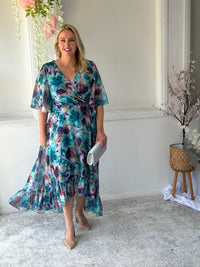 Lolita Jade Floral Evening Dress