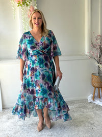 Lolita Jade Floral Evening Dress