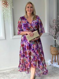 Lolita Lilac Floral Evening Dress