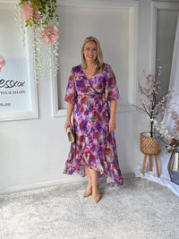 Lolita Lilac Floral Evening Dress