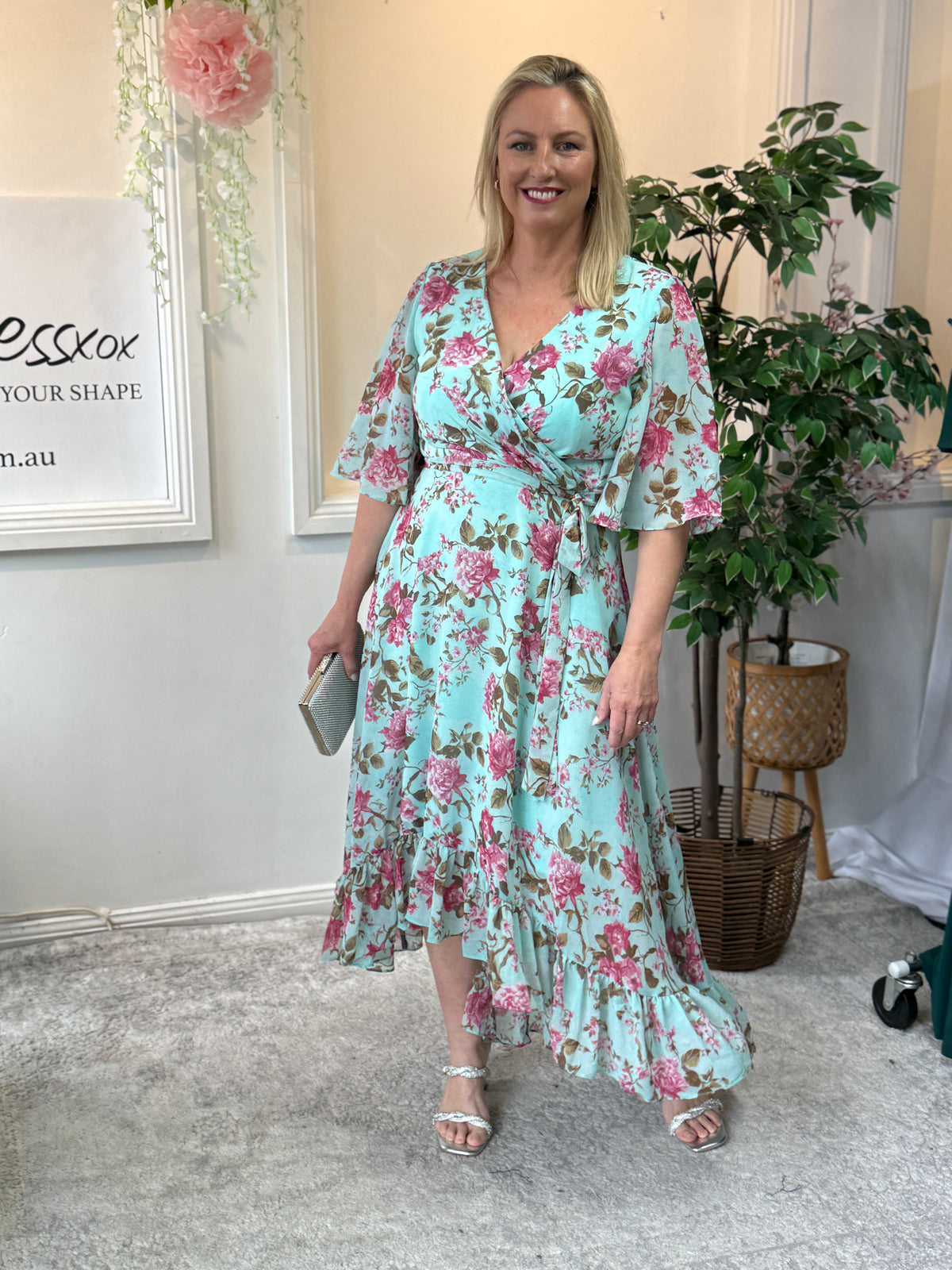 Lolita Mint Blossom Evening Dress