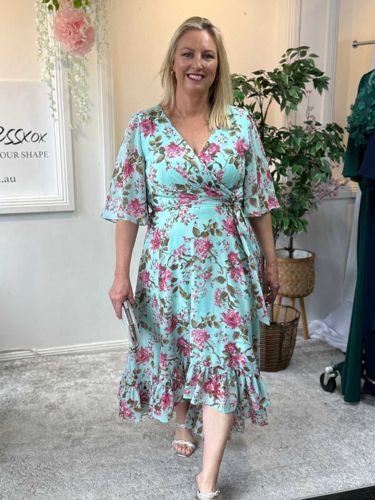 Lolita Mint Blossom Evening Dress