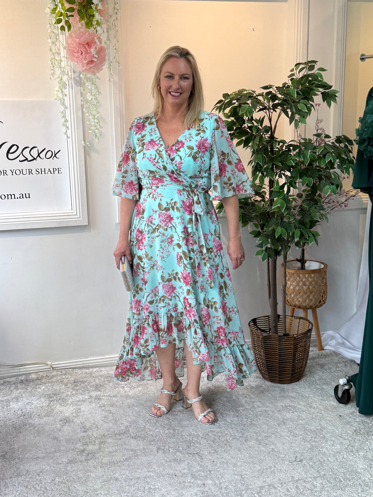 Lolita Mint Blossom Evening Dress